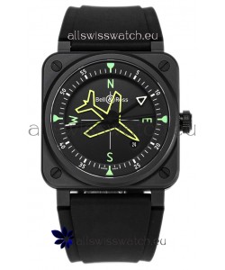 Bell and Ross BR03 Gyrocompass PVD Coated Swiss Replica Watch 41MM