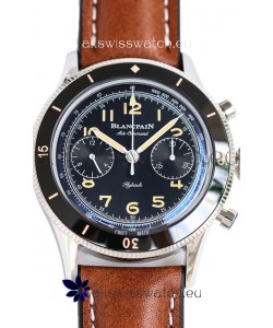 Blancpain Air Command Black Dial Steel Casing 1:1 Mirror Replica Watch