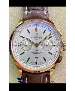 Breitling Premier B01 Chronograph 42 Edition Yellow Gold Casing - 1:1 Mirror Replica Watch