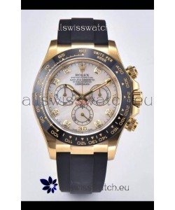 Rolex Cosmograph Daytona 116518LN-0037 Yellow Gold Original Cal.4130 Movement - 904L Steel Watch