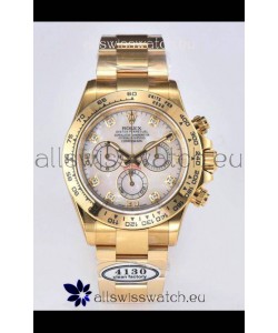 Rolex Cosmograph Daytona M116508-0007 Yellow Gold Original Cal.4130 Movement - 904L Steel Watch