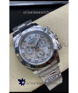 Rolex Cosmograph Daytona M116509-0064 Pearl Dial Cal.4130 Movement - 904L Steel Watch