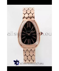 Bvlgari Serpenti Seduttori Edition in Rose Gold Casing Super Clone Watch