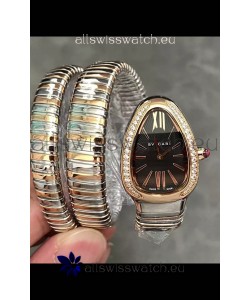 Bvlgari Serpenti Tubogas Double Spiral Two Tone Super Clone Replica Watch