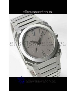 Bvlgari Octo Finissmo Brushed Steel Casing Super Clone Replica Watch