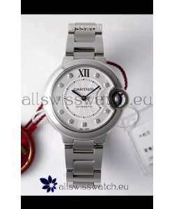 Ballon De Cartier Swiss Automatic 1:1 Mirror Quality 33MM in Steel Casing
