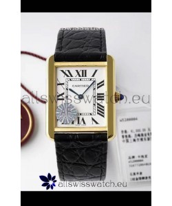 Cartier Tank Solo Swiss Quartz Watch in Yellow Gold Plating Casing - 27MM Wide