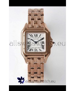 PANTHERE de Cartier Edition 27MM 1:1 Mirror Swiss Watch Rose Gold Casing