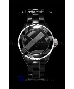 Chanel J12 Untitled Black Ceramic Casing Watch 1:1 Mirror Replica Watch - 38MM Automatic Movement
