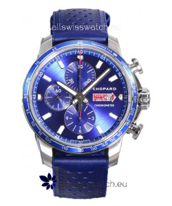 Chopard Mille Miglia GTA Chronograph Blue Dial - Steel Casing 1:1 Mirror Replica Watch 