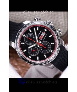 Chopard Classic Racing Chronograph 1:1 Mirror Replica Watch in Steel Casing - Black Dial 