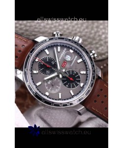 Chopard Classic Racing Chronograph 1:1 Mirror Replica Watch in Steel Casing - Grey Dial 