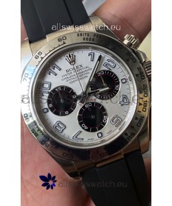 Rolex Cosmograph Daytona 116509 White Dial Cal.4130 Movement - 904L Steel Watch