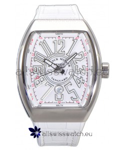 Franck Muller Vanguard Yachting V45 Stainless Steel Casing Rubber Clad Strap Swiss Replica Watch 
