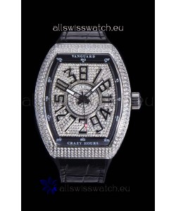 Franck Muller Vanguard Crazy Hours Edition Swiss Replica Watch - Black Numerals