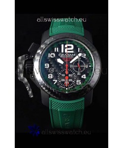 Graham Chronofighter Superlight Carbon Green 1:1 Mirror Swiss Replica Watch 