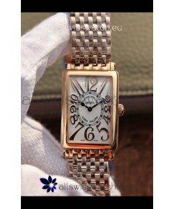 Franck Muller Long Island Pink Gold Swiss Watch in Swiss Quartz Movement