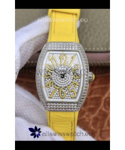 Franck Muller Vanguard Ladies 1:1 Mirror Swiss Replica Watch 32MM Wide Steel Casing