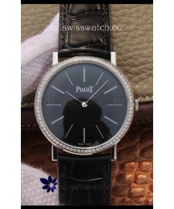 Piaget Altiplano G0A29113 1:1 Mirror Swiss Replica Watch in Black Dial Diamonds Bezel 