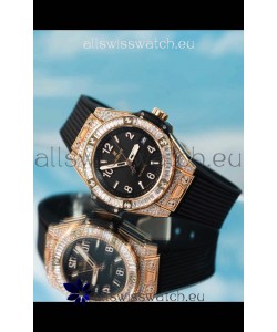 Hublot Big Bang One Click King Black Dial Rose Gold Swiss Replica Watch 39MM