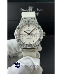 Hublot Super Clone Classic Fusion Titanium 38MM 1:1 Mirror Replica Watch White Dial