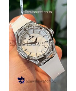 Hublot Classic Fusion Orlinski Diamonds Paved Edition White Dial Swiss Replica Watch 40MM