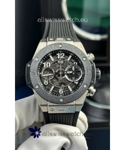 Hublot Super Clone Unico Titanium Watch in Ceramic Bezel 42MM 