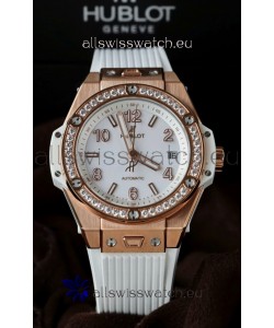 Hublot Big Bang One Click King White Dial Rose Gold Swiss Replica Watch 39MM