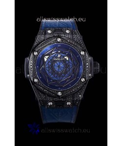 Hublot Big Bang One Click Sang Bleu 1:1 Mirror Replica in Ceramic Casing - 45MM