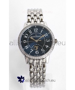 Jaeger-LeCoultre Rendez-Vous Steel Night & Day 1:1 Mirror Steel Case Blue Dial