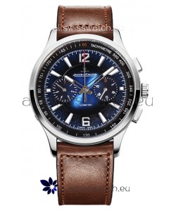 Jaeger LeCoultre Polaris Q9028181 Chronograph Blue Dial Swiss Replica Watch 