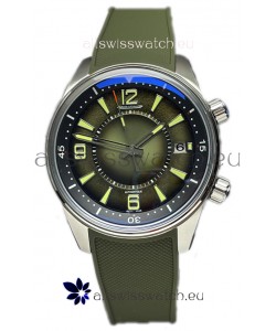 Jaeger LeCoultre Polaris Date Green Dial Rubber Strap 1:1 Mirror Replica Watch 42MM
