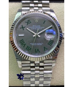 Rolex Datejust Wimbledon Cal.3235 Movement Swiss Watch - Ultimate 904L Steel 36MM