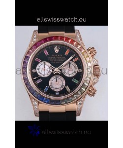 Rolex Cosmograph Daytona 116598 Rose Gold 1:1 Mirror Cal.4130 Movement - 904L Steel Watch