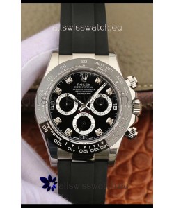 Rolex Cosmograph Daytona 116509 Black Dial Cal.4130 Movement - 904L Steel Watch