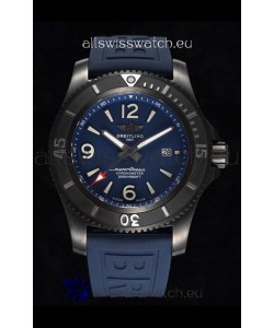 Breitling Superocean Automatic 46 Black Steel - Blue Dial in DLC Coated Casing 
