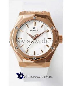 Hublot Classic Fusion Orlinski King Gold 40MM Edition White Dial Swiss Replica Watch