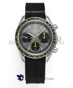 Omega Speedmaster Racing 904L Steel Chronograph 1:1 Mirror Replica in Grey Dial