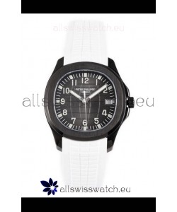 Patek Philippe Aquanaut 5167 Black Venom Edition 1:1 Mirror Replica Watch - White Strap