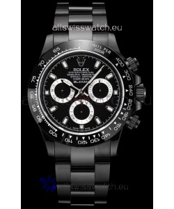 Rolex Daytona Blaken 1:1 Swiss Mirror Replica Black Dial Cal.4130 Movement (WITH BOX) 