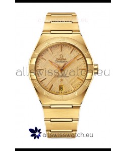 Omega Co-Axial Constellation Yellow Gold Meteorite Dial 1:1 Mirror Replica 41MM
