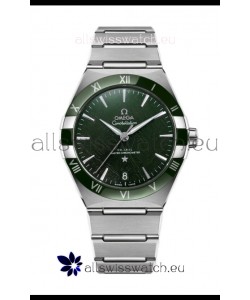 Omega Co-Axial Constellation Stainless Steel Green Dial 1:1 Mirror Replica 41MM