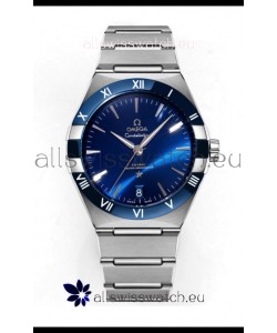 Omega Co-Axial Constellation Stainless White Blue Dial 1:1 Mirror Replica 41MM