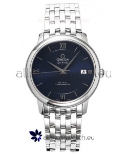 Omega De Ville Co-Axial Chronometer 36.8MM Swiss Replica Watch in Dark Blue Dial 