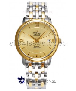Omega De Ville Co-Axial Chronometer 36.8MM Swiss Replica Watch in Two Tone Casing