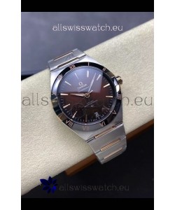 Omega Super Clone Co-Axial Constellation Stainless Brown Dial Replica Watch