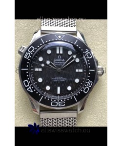 Omega Seamaster Super Clone 300M Master Chronometer Black Swiss 904L Steel Watch