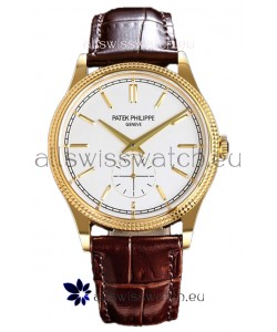 Patek Philippe Calatrava 6119G Yellow Gold Casing Watch 1:1 Mirror Replica Watch 