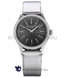 Patek Philippe Calatrava 4997 Ladies Steel Case Grey Dial with Swiss Automatic Movement Watch