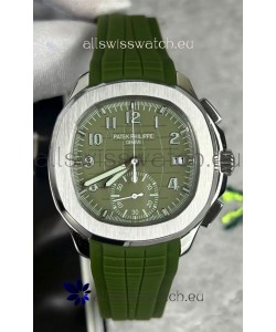 Patek Philippe Aquanaut 5968A Green Dial Chronograph 1:1 Mirror Replica Watch